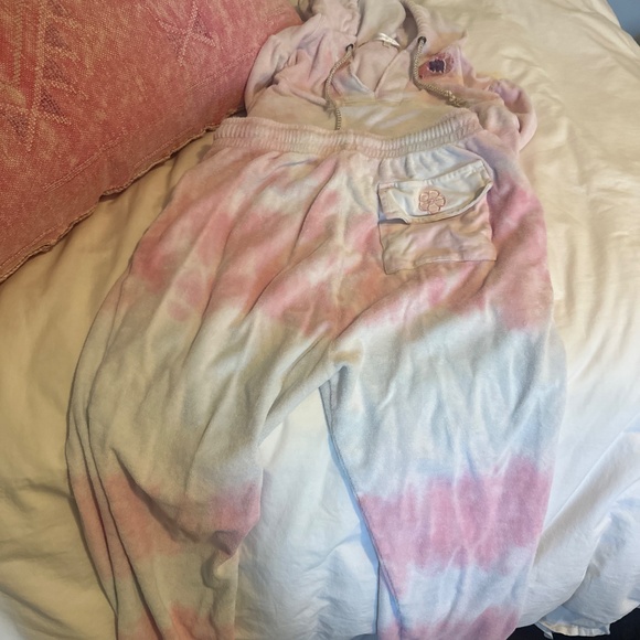 LoveShackFancy pink tie dye set - size small - Picture 4 of 9